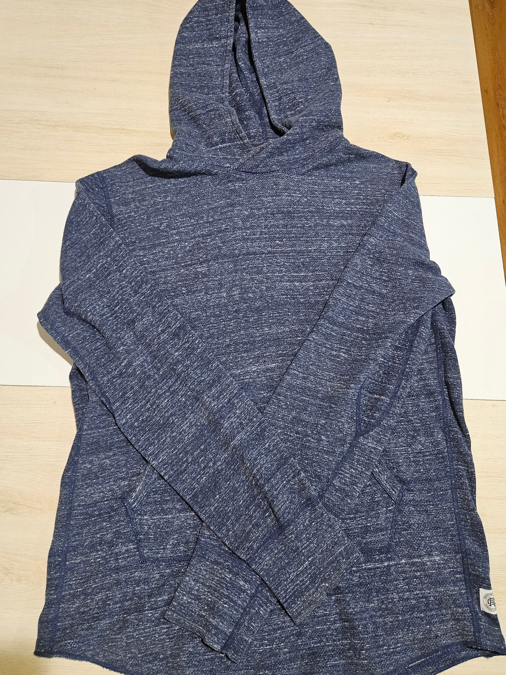 Reigning Champ Midweight Terry Pullover Hoodie Blue Medium Made In Canada
